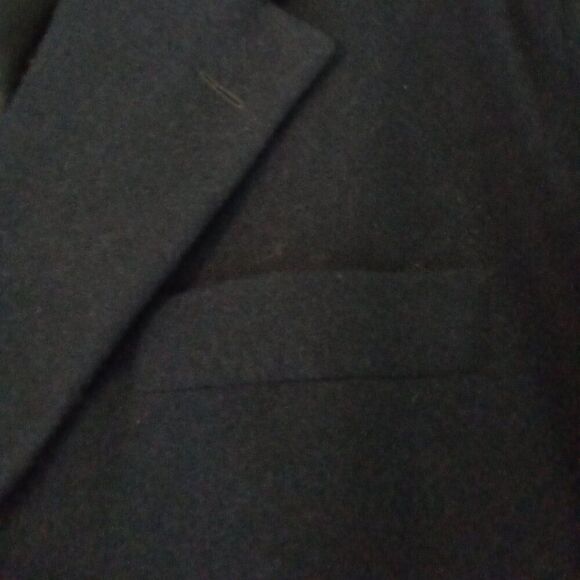 7 COLLECTION 46L NAVY 100% WOOL FULLY LINED 2-BUTTON SINGLE BREASTED JACKET SUIT - Picture 3 of 11
